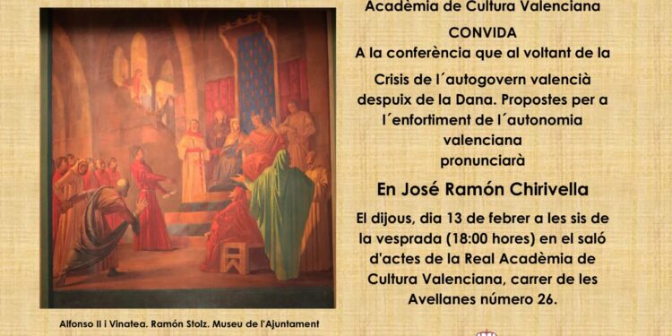 Juristes Valencians dona hui una conferència en la RACV al voltant de la crisis de l'autogovern despuix de la #DANA 1 Juristes Valencians dona hui una conferència en la RACV al voltant de la crisis de l'autogovern despuix de la #DANA