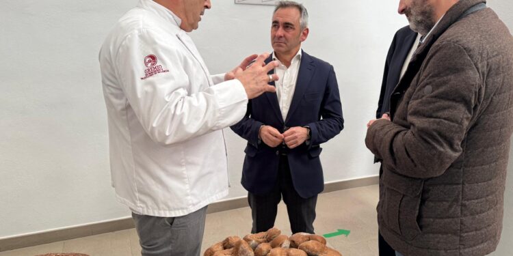 Miguel Barrachina destaca las posibilidades de la harina de algarroba y subraya que la Comunitat Valenciana lidera la producción con 33.000 toneladas anuales de este fruto