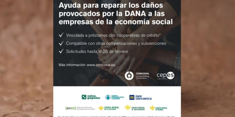Abierto el plazo de solicitud del "Fondo solidario DANA" para empresas afectadas 1 Abierto el plazo de solicitud del «Fondo solidario DANA» para empresas afectadas