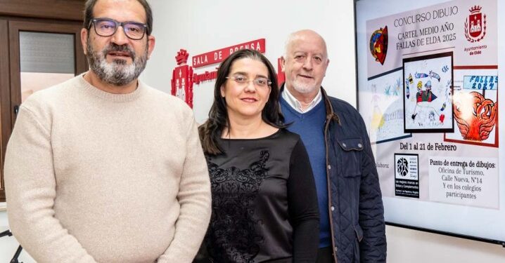 X Concurso de dibujo para el Cartel del Medio Año Fallero 2025 de Elda