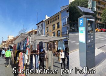 Suspendida la Zona Azul en Valencia desde el 10 de marzo por las Fallas 2025