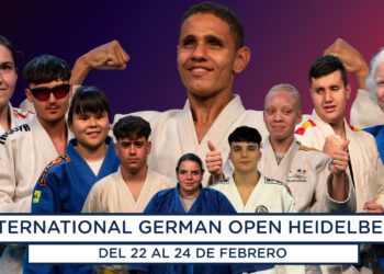 Judokas españoles ciegos o con baja visión compiten en el Open de Heidelberg