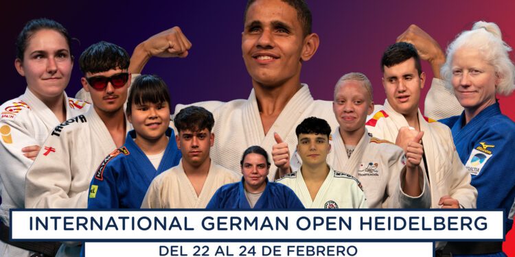 Judokas españoles ciegos o con baja visión compiten en el Open de Heidelberg 1 Judokas españoles ciegos o con baja visión compiten en el Open de Heidelberg