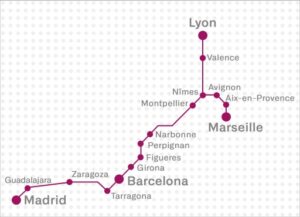 mapa ave francia 2024