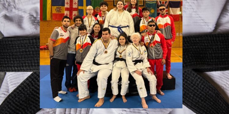 Brillante actuación de los judokas ciegos españoles en el Open de Heidelberg
