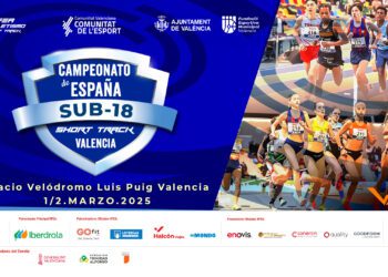 Valencia, epicentro del Nacional Sub18 Short Track en el Velódromo Luis Puig