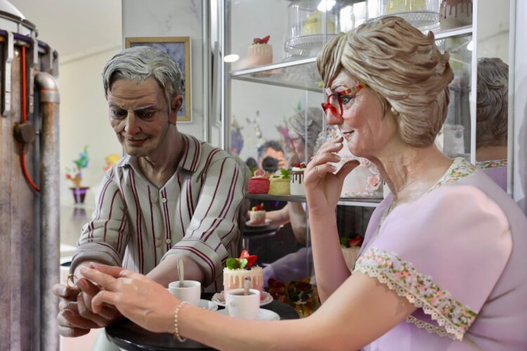 El Ninot de Convento Jerusalén realizado por Sáchez Llongo del Forn Pa i Porta ninot indultat