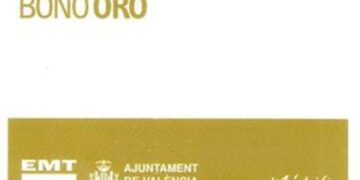 Bono Oro/or de la EMT Valéncia