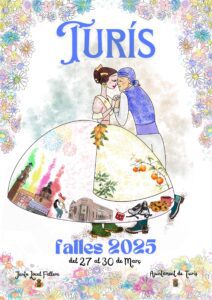 Las Fallas de Turís en la recta final de sus días grandes 2 CARTELL FALLES TURIS 2025 1