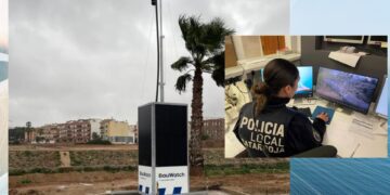 Catarroja estrena videovigilancia en el barranco del Poyo