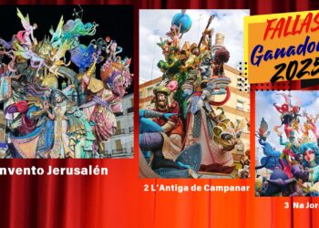 FALLAS: 1er premio Convento Jerusalén, 2º L’Antiga de Campanar y 3º Na Jordana