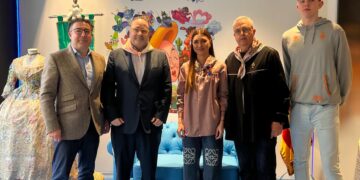 Movistar renueva el patrocinio de la Falla Ribera Convento Santa Clara