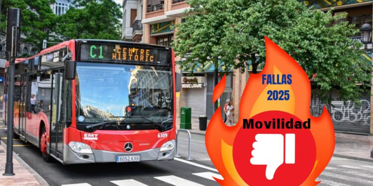El Ayuntamiento de Valéncia debe replantearse la movilidad en Fallas 1 El Ayuntamiento de Valéncia debe replantearse la movilidad en Fallas