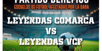 Partido de leyendas de la Hoya de Buñol y del Valencia CF en Cheste este domingo por la dana