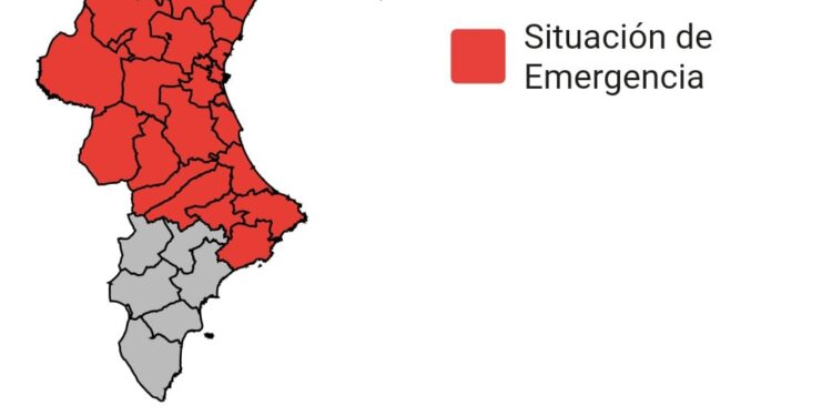 La GVA establece la situación 0 de Emergencia por inundaciones en Valencia, Castelló y Norte de Alicante 1 La GVA establece la situación 0 de Emergencia por inundaciones en Valencia, Castelló y Norte de Alicante