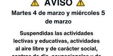 Valencia suspende toda actividad lectiva, al aire libre y cierra instalaciones abiertas además de suspender la mascletà