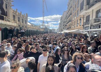 La mascletà del 15 de marzo en la Plaza del Ayuntamiento deja más de un centenar de personas atendidas por la asistencia masiva