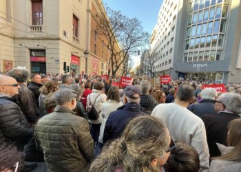 La Policía Local de Valencia cifra en 25.000 personas la asistencia a la sexta manifestación contra Mazón