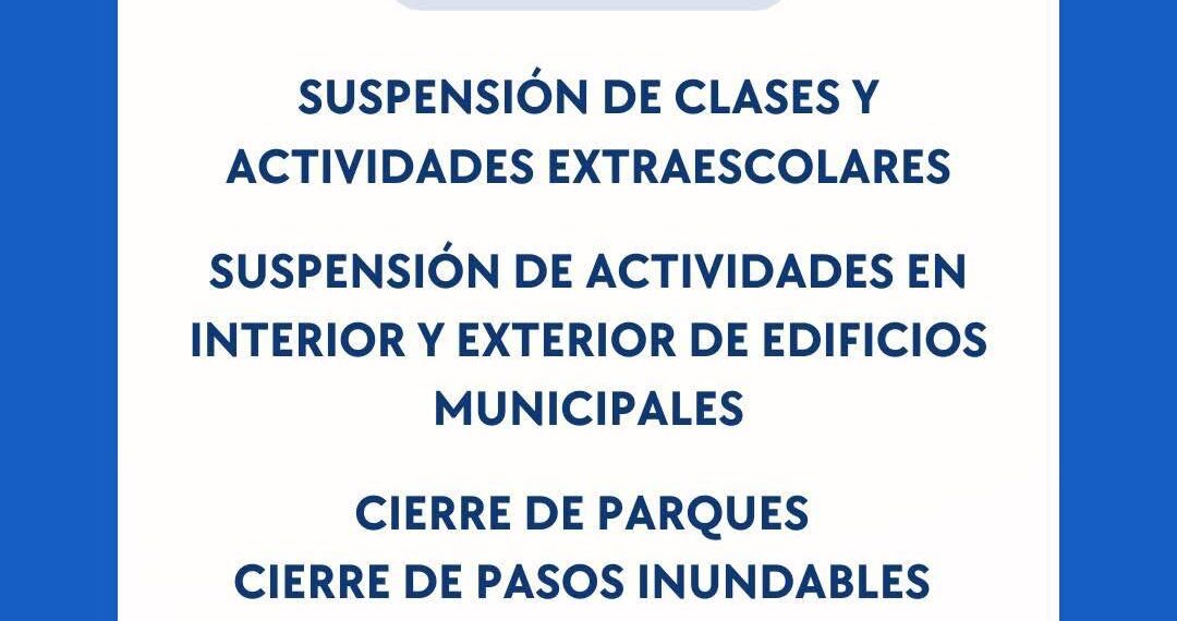 Torrent mantiene el cierre de colegios e instalaciones municipales para mañana jueves 6 de marzo