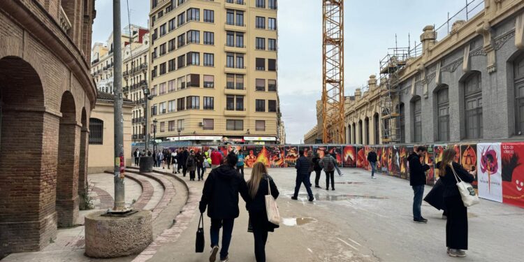 Metrovalencia abre parte de la calle Alicante a los peatones por Fallas entre el 8 y el 19 de marzo 1 Metrovalencia abre parte de la calle Alicante a los peatones por Fallas entre el 8 y el 19 de marzo