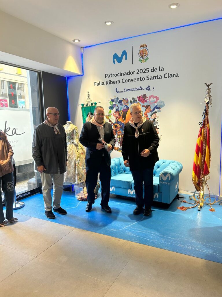 Movistar renueva el patrocinio de la Falla Ribera Convento Santa Clara 3 WhatsApp Image 2025 03 11 at 10.31.24