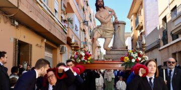 La Hermandad de la Flagelación del Señor de Torrent bendice su nueva imagen en su 80 Aniversario