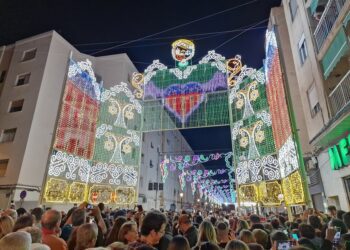 Premios de las calles iluminadas en las Fallas de Valencia