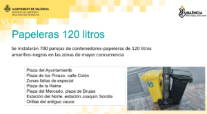 El Ajuntament de Valencia aumenta en un 15% el presupuesto del dispositivo especial de limpieza de Fallas 2 capture 20250306 202653