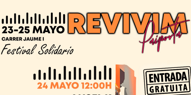 Revivim Paiporta, el festival que llenará de vida la zona 0 de la #DANA entre el 23 y el 25 de mayo