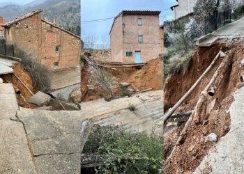 Casas Bajas afrontará de inmediato la reparación del derrumbe en la calle Castilla con ayuda de la Diputación de Valencia