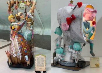 El Gremio de Artistas Falleros y la Junta Central Fallera indultan los ninots de Paco Torres y José Gallego en homenaje a los fallecidos y afectados por la #DANA