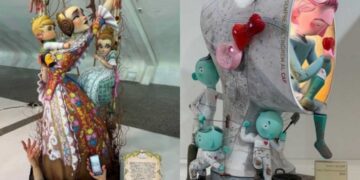 El Gremio de Artistas Falleros y la Junta Central Fallera indultan los ninots de Paco Torres y José Gallego en homenaje a los fallecidos y afectados por la #DANA