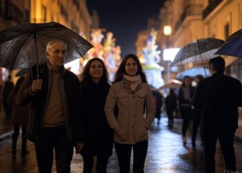 Tiempo en Fallas 2025: Aemet pronostica cielos cubiertos y lluvias débiles pero persistentes en Valencia 2 Tiempo en Fallas 2025: Aemet pronostica cielos cubiertos y lluvias débiles pero persistentes en Valencia
