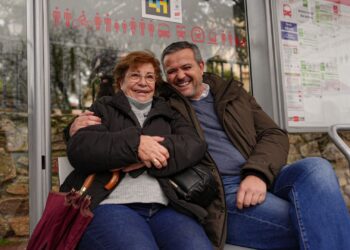 Prueba piloto en Madrid: primera marquesina de autobús con calefacción