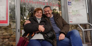 Prueba piloto en Madrid: primera marquesina de autobús con calefacción
