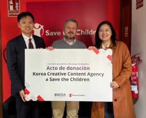 El Centro Cultural de Corea y KOCCA en España apoyan a los familiares afectados por la DANA en Valencia 2 save the children