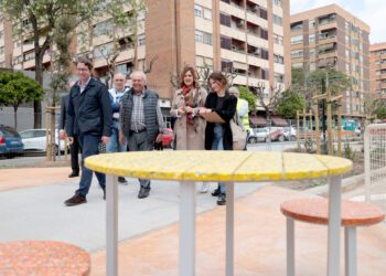 Reurbanización de la mediana de la calle de Fray Junípero Serra
