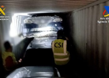 Desmantelan en el puerto de Valencia una red internacional de tráfico de coches de lujo robados