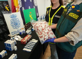 Desarticulado un grupo criminal dedicado a la introducción, almacenamiento y venta en territorio nacional de sustancias dopantes y otros medicamentos ilegales