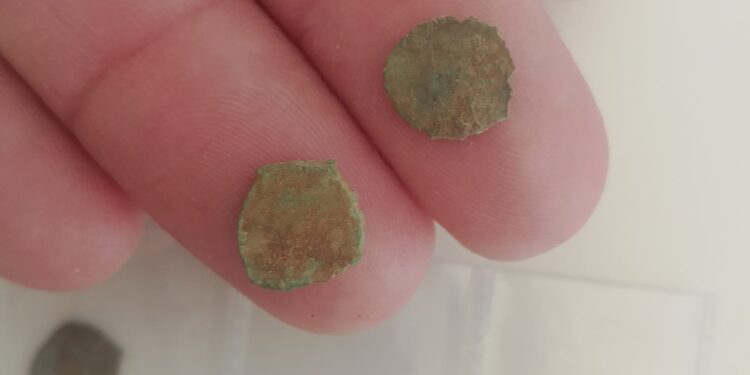 Localizan en las Islas Columbretes más de 30 monedas sin acuñar de un taller de falsificación de finales del siglo XVII