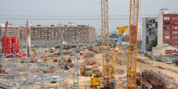 Valéncia alcanza el 75% de su transformación ferroviaria en el canal de acceso y la remodelación de la estación de Joaquín Sorolla