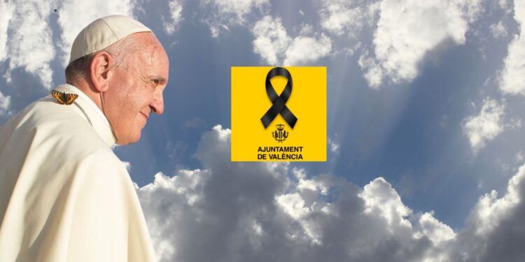 El Ayuntamiento de Valéncia cancela su agenda y decreta tres días de luto oficial en homenaje al Papa