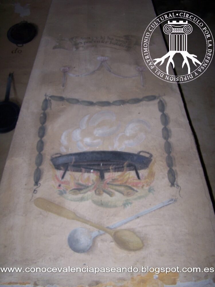 Las pinturas murales de la alquería de la Torre en peligro