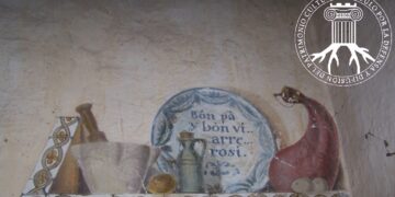 Las pinturas murales de la alquería de la Torre en peligro