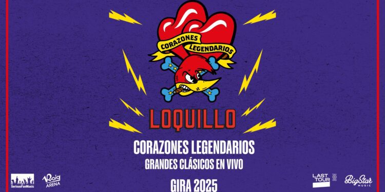Loquillo actuará en el Roig Arena el 26 de diciembre con su gira “Corazones legendarios: Grandes clásicos en vivo” 1 Loquillo actuará en el Roig Arena el 26 de diciembre con su gira “Corazones legendarios: Grandes clásicos en vivo”
