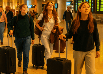 Estaciones, aeropuertos y carreteras rebosan de actividad en el arranque de la Semana Santa