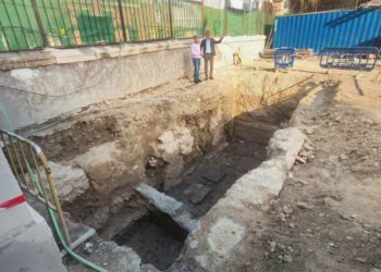 Hallados unos baños árabes de época altomedieval en Orihuela