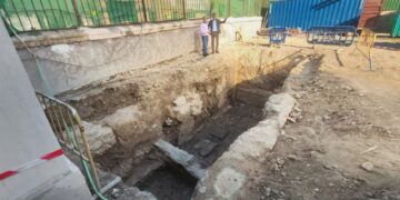 Hallados unos baños árabes de época altomedieval en Orihuela