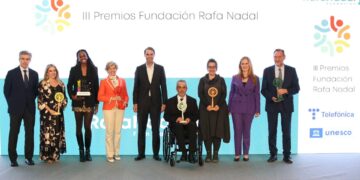 Galardonados en la III edición de los Premios Fundación Rafa Nadal
