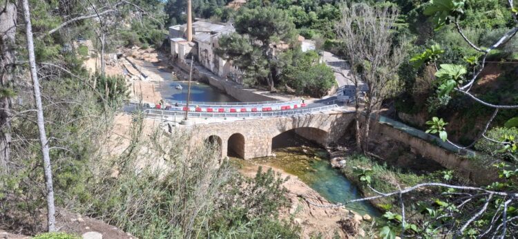 La Diputació de Valéncia abre al tráfico el puente de la Jarra en Buñol